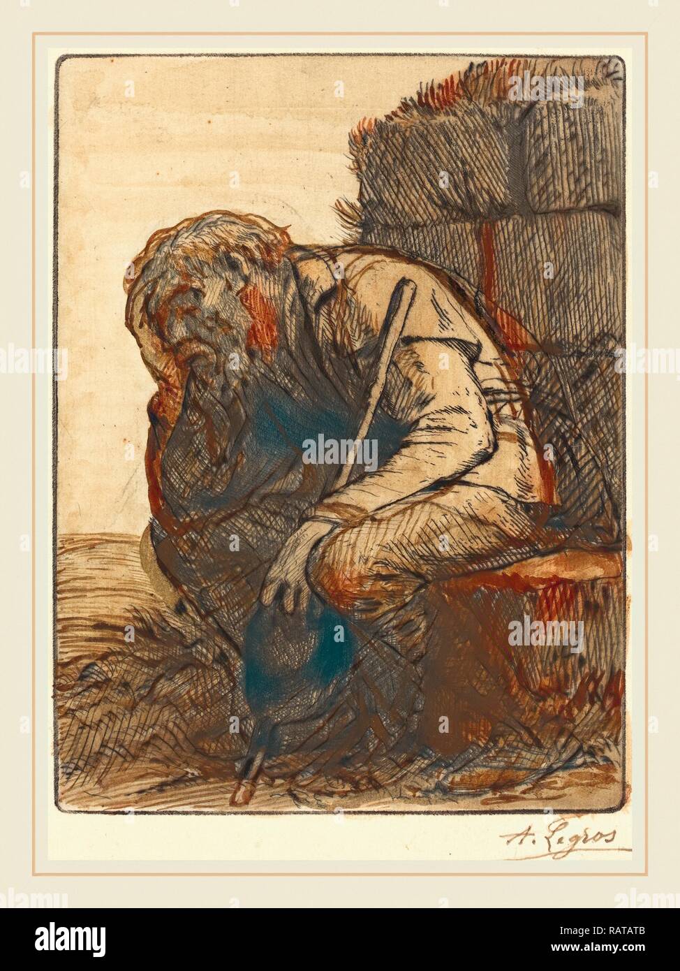 Alphonse Legros, Desperate Man (Le desespere), French, 1837-1911