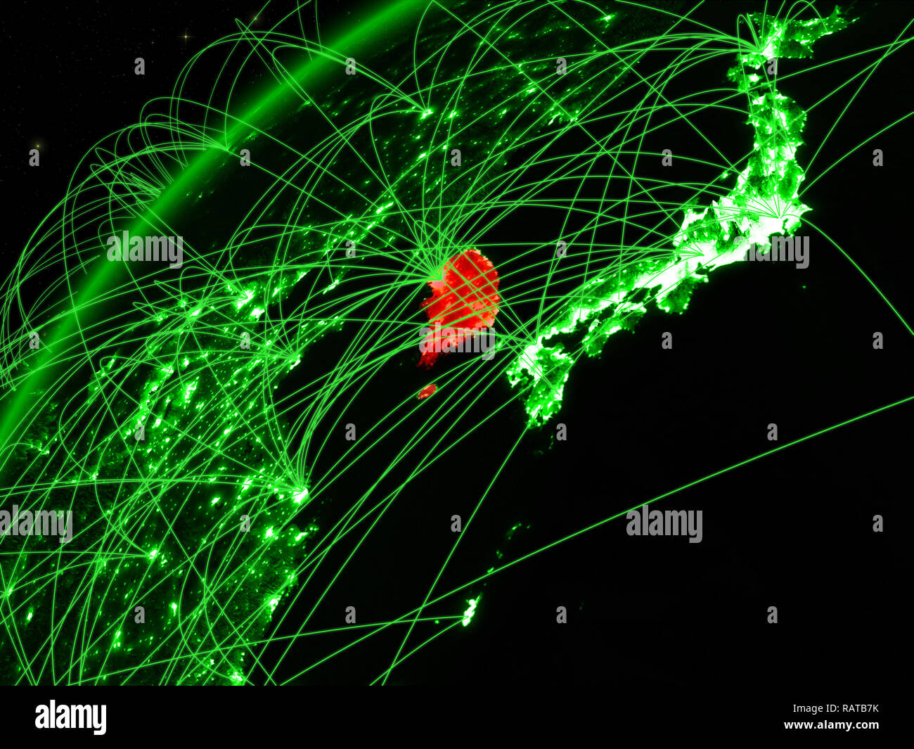 South Korea on model of green planet Earth with international networks ...