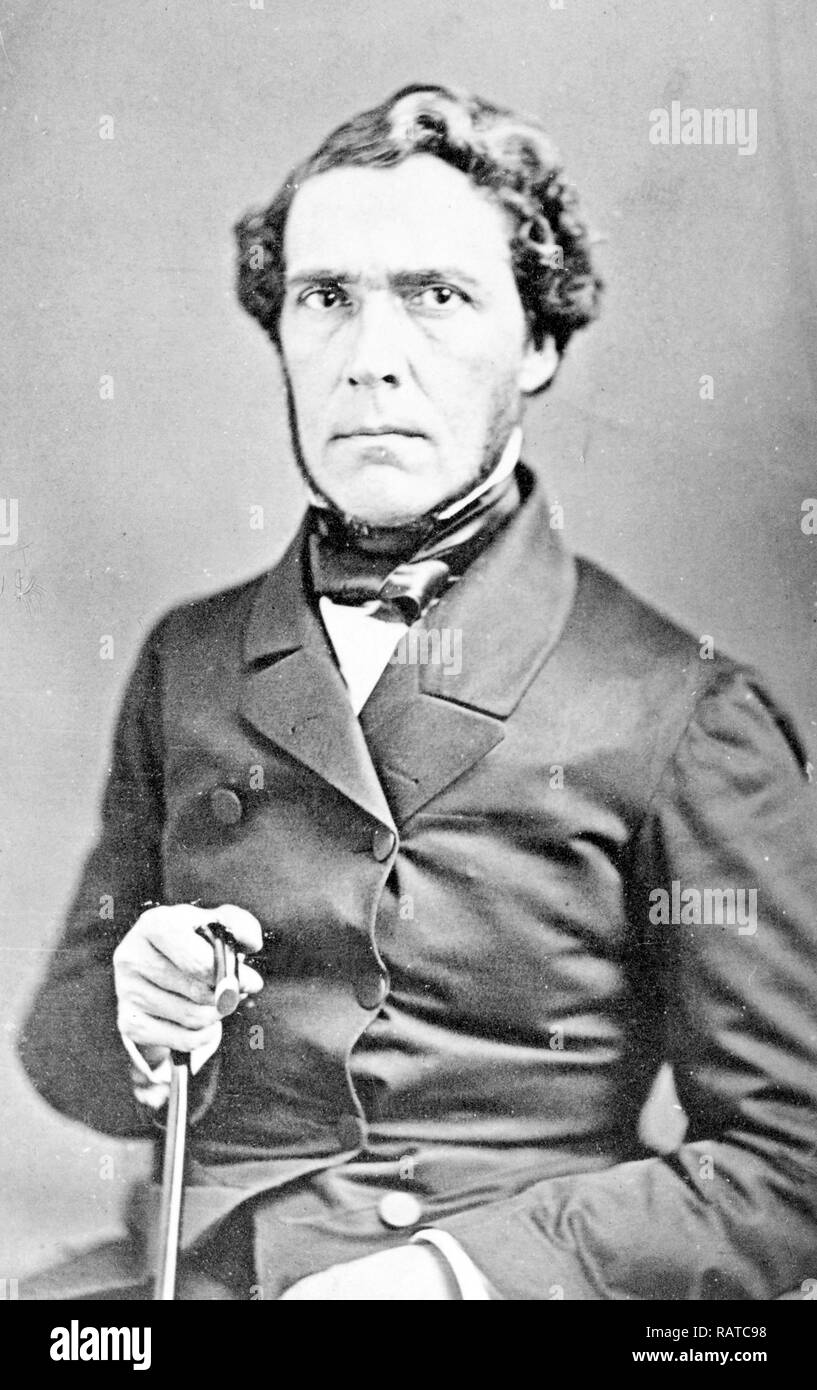 Juan Bautista Ceballos (1811 — 1859) 20th president of Mexico Stock Photo