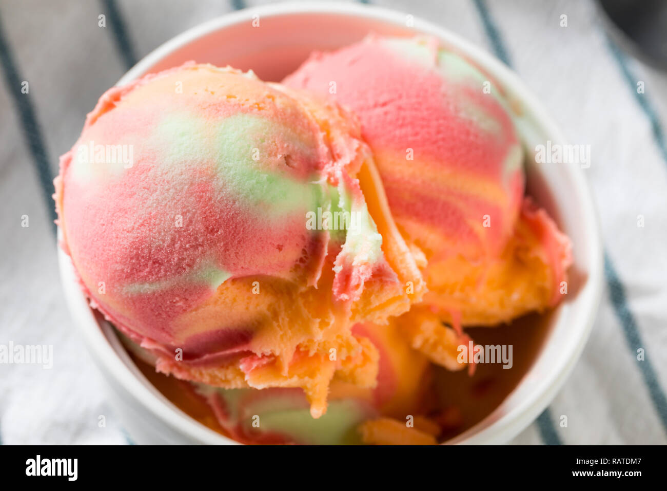 Rainbow ice cream hi-res stock photography and images - Alamy