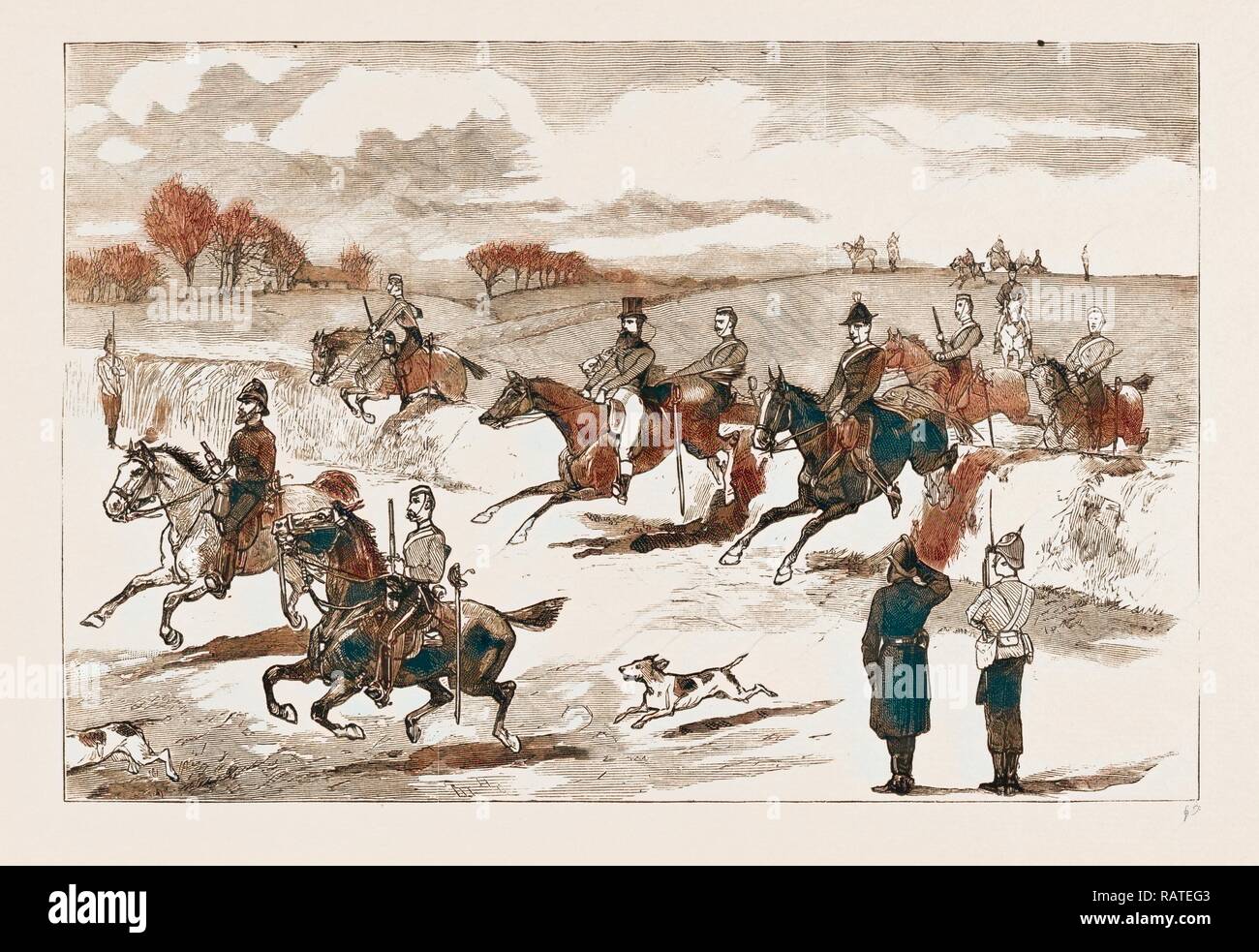 HUNTING IN IRELAND, 1883 WHAT IT IS COMING TO THE LORD LIEUTENANT OUT