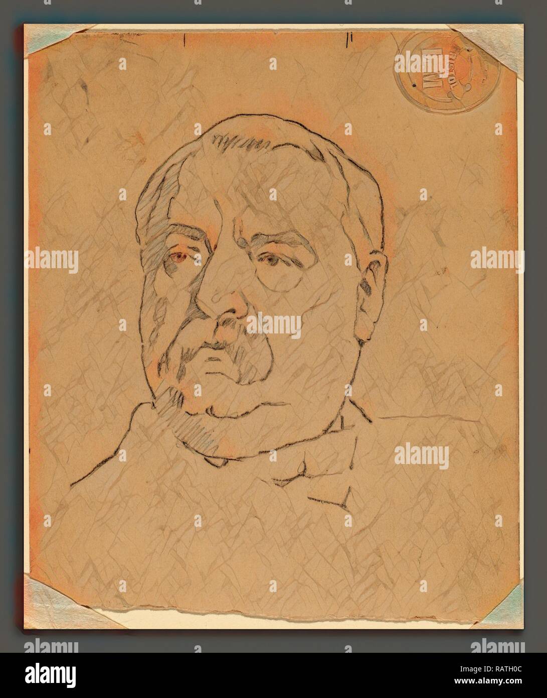 Eastman Johnson, Grover Cleveland [recto], American, 1824 1906