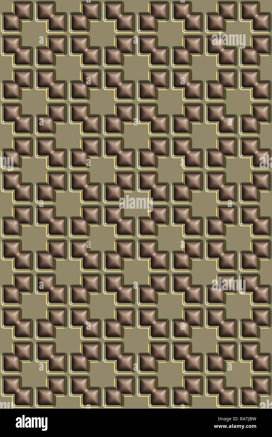 Seamless tileable decorative metal background pattern Stock Photo - Alamy