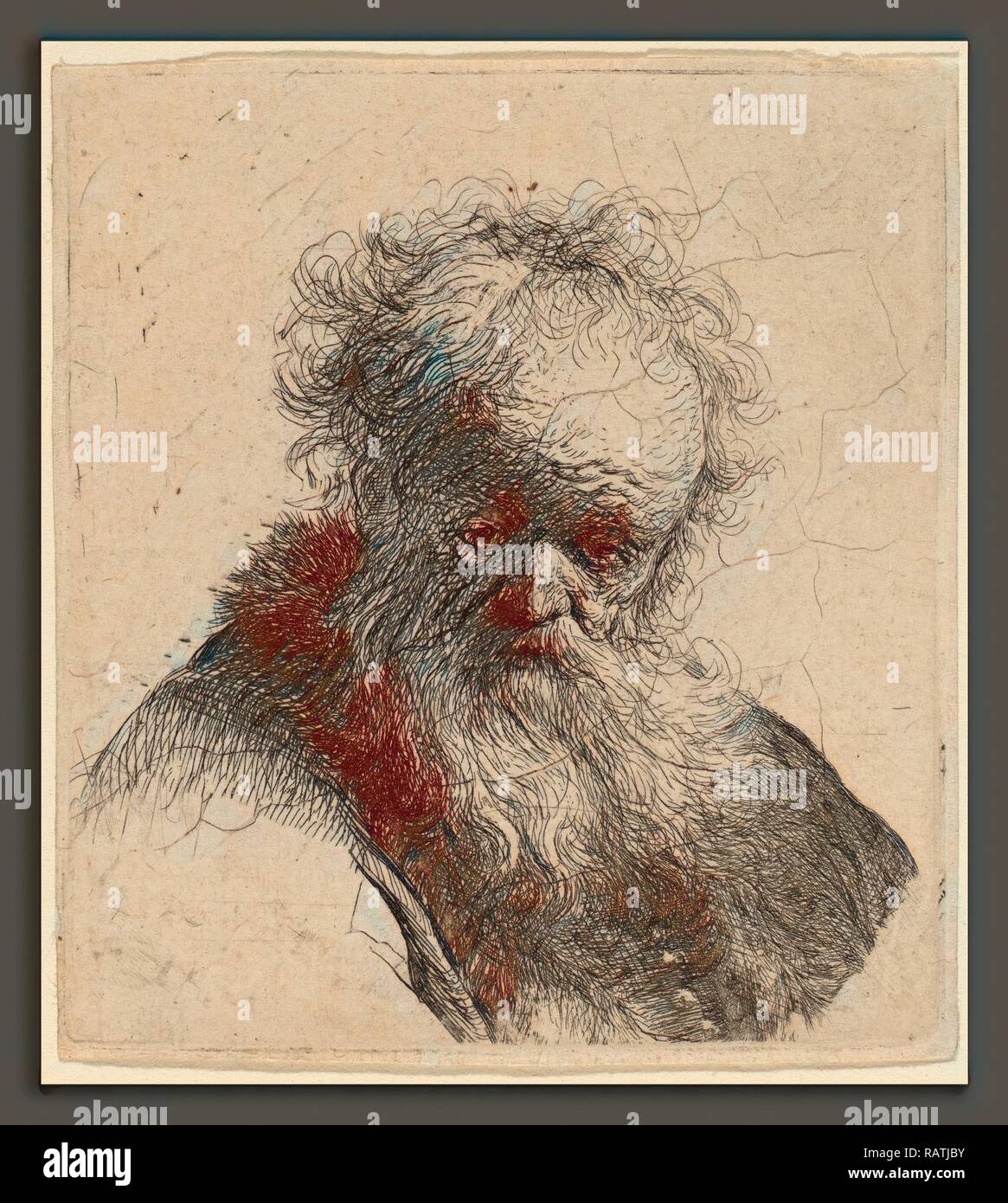 Rembrandt van Rijn (Dutch, 1606 - 1669), Bust of an Old Man with ...