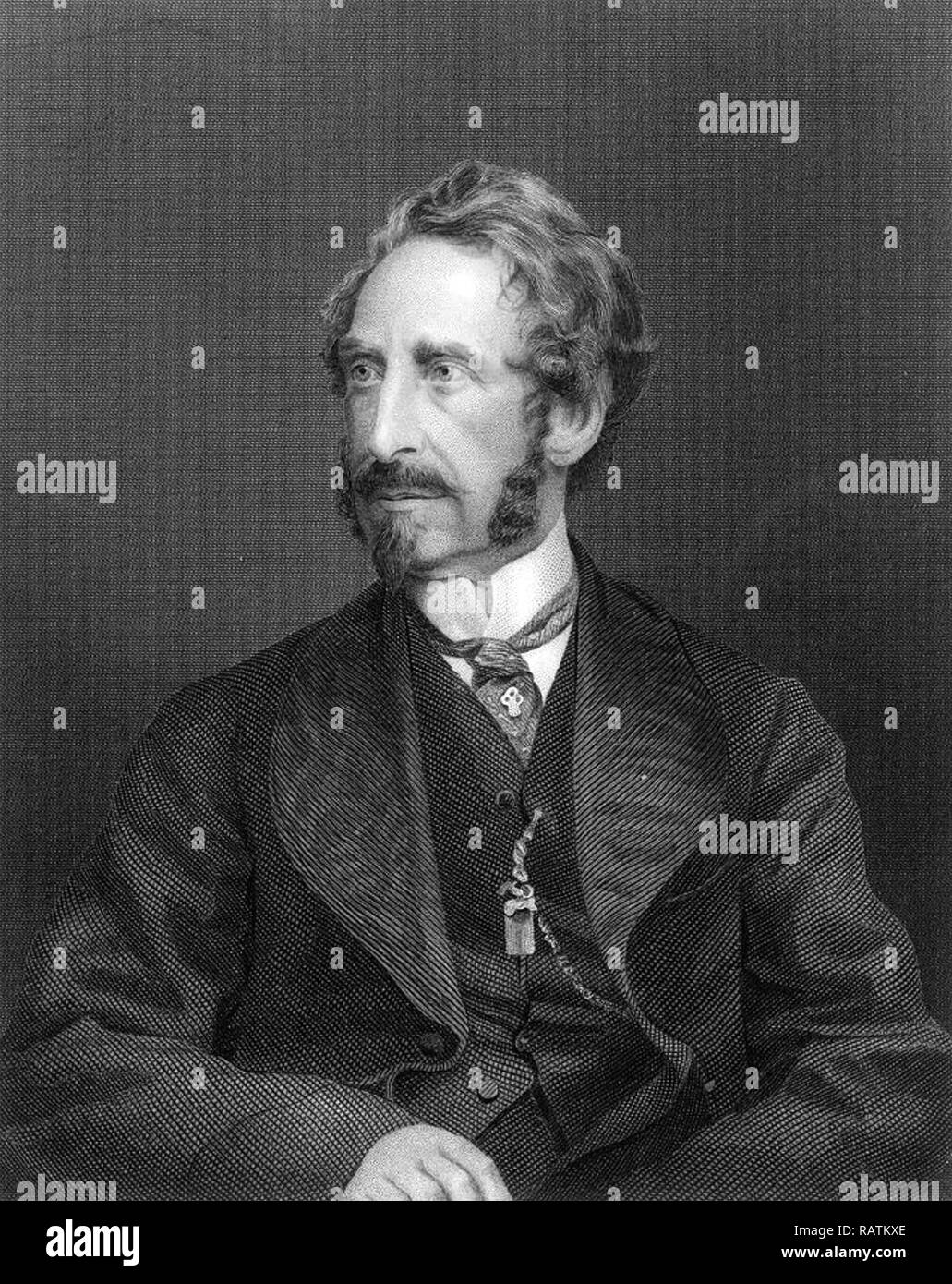 EDWARD BULWER-LYTTON (1803-1873) English writer and politician Stock Photo