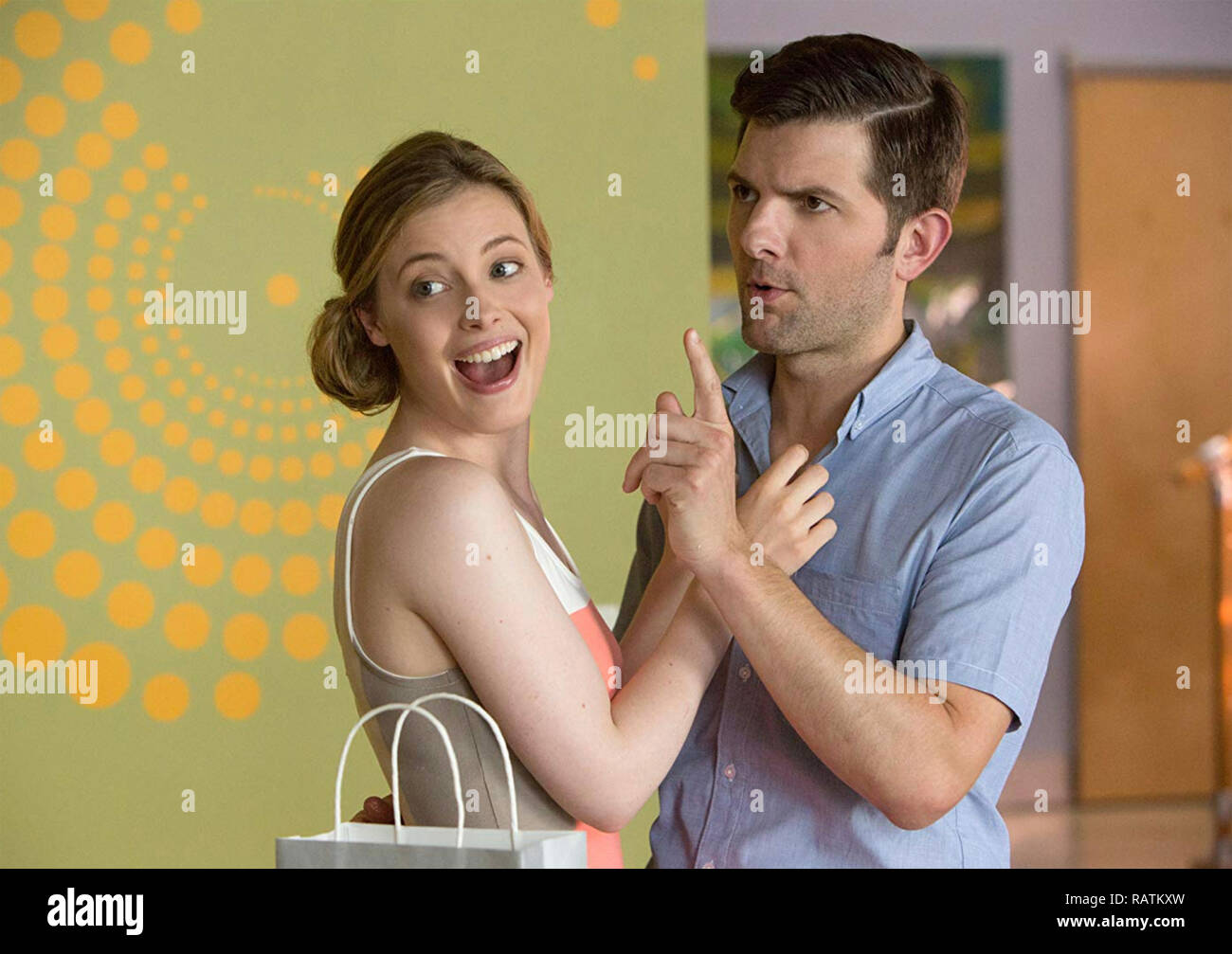 HOT TUB TIME MACHINE 2- 2015 MGM/Paramount/UA film with Gillian Jacobs and Adam Scott Stock Photo