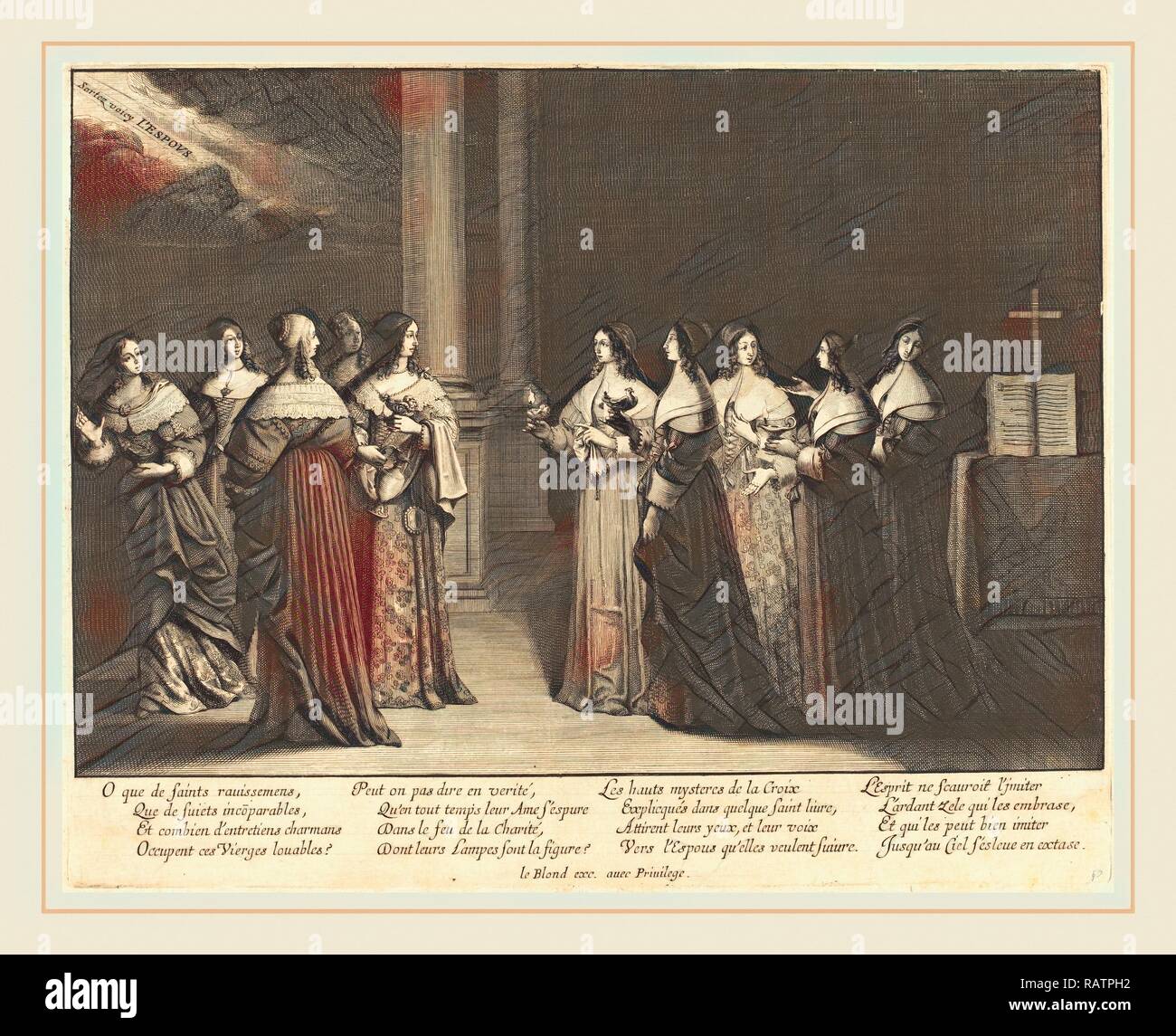 Abraham Bosse, French (1602-1676), The Wise and Foolish Virgins ...