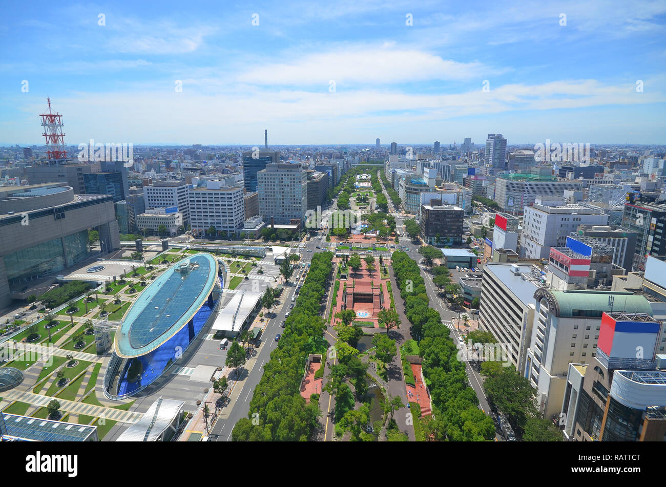 cityscape of nagoya japan Stock Photo