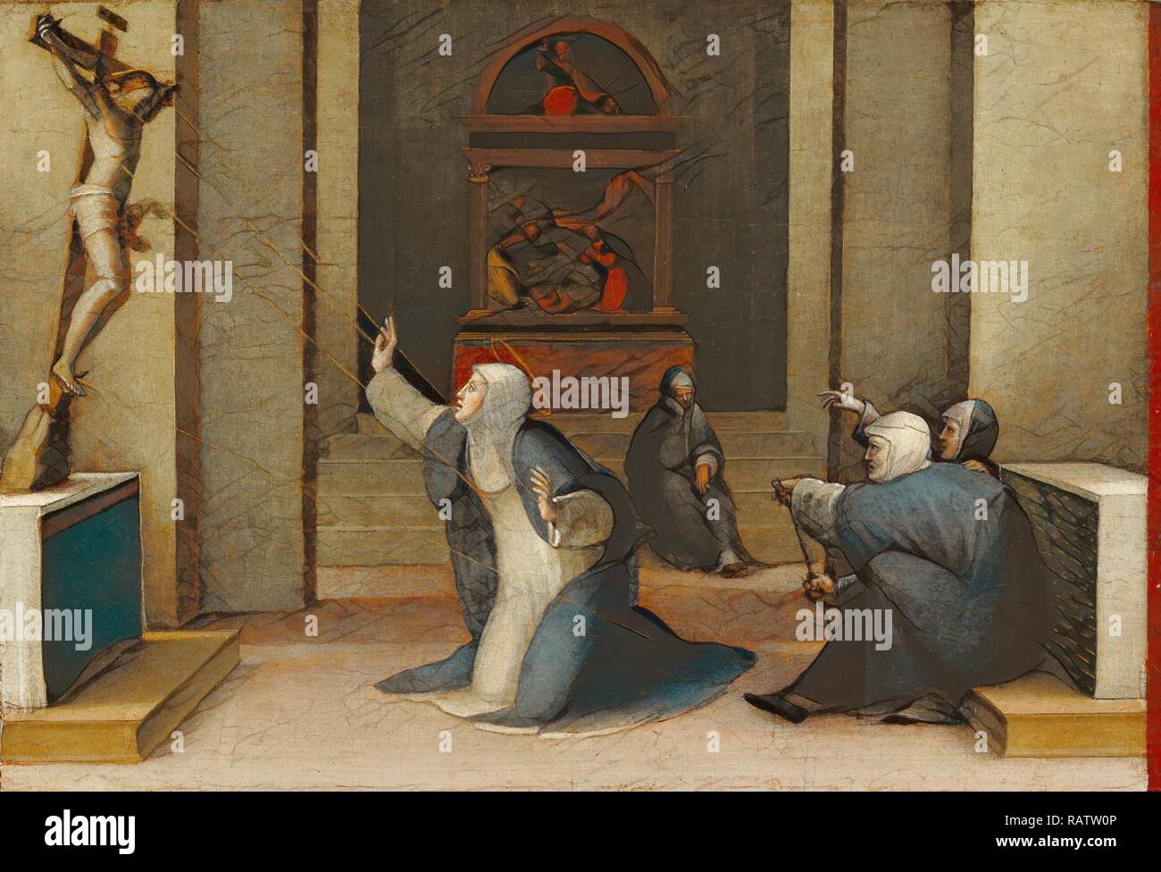Saint Catherine of Siena Receiving the Stigmata, Domenico Beccafumi ...