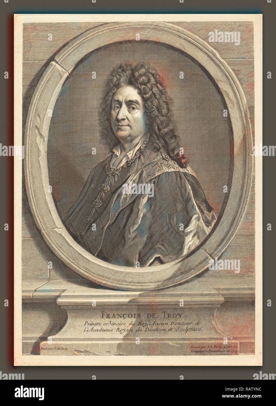 JeanBaptiste de Poilly after Francois de Troy (French, 1669 1728