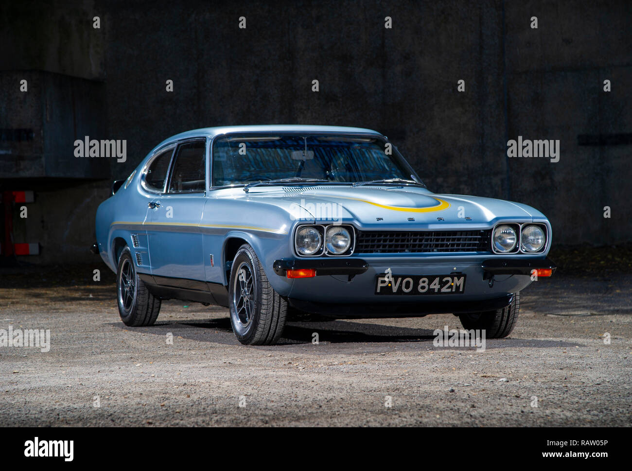 1974 Ford Capri RS 3100 GT Spa Special classic British sports car Stock Photo
