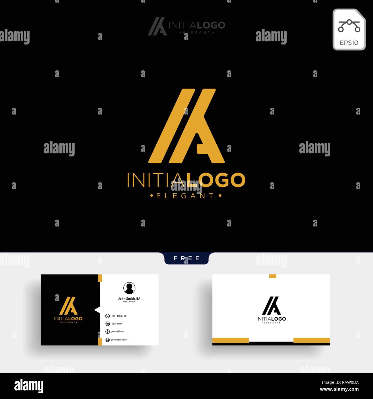 gold luxury and premium initial M or KM logo template vector ...