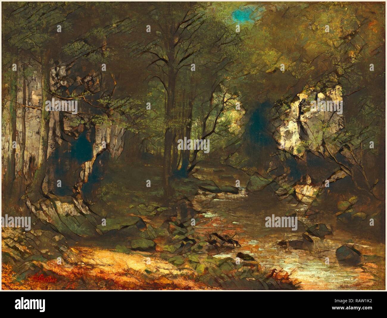 Gustave Courbet, French (18191877), The Stream (Le Ruisseau du Puits