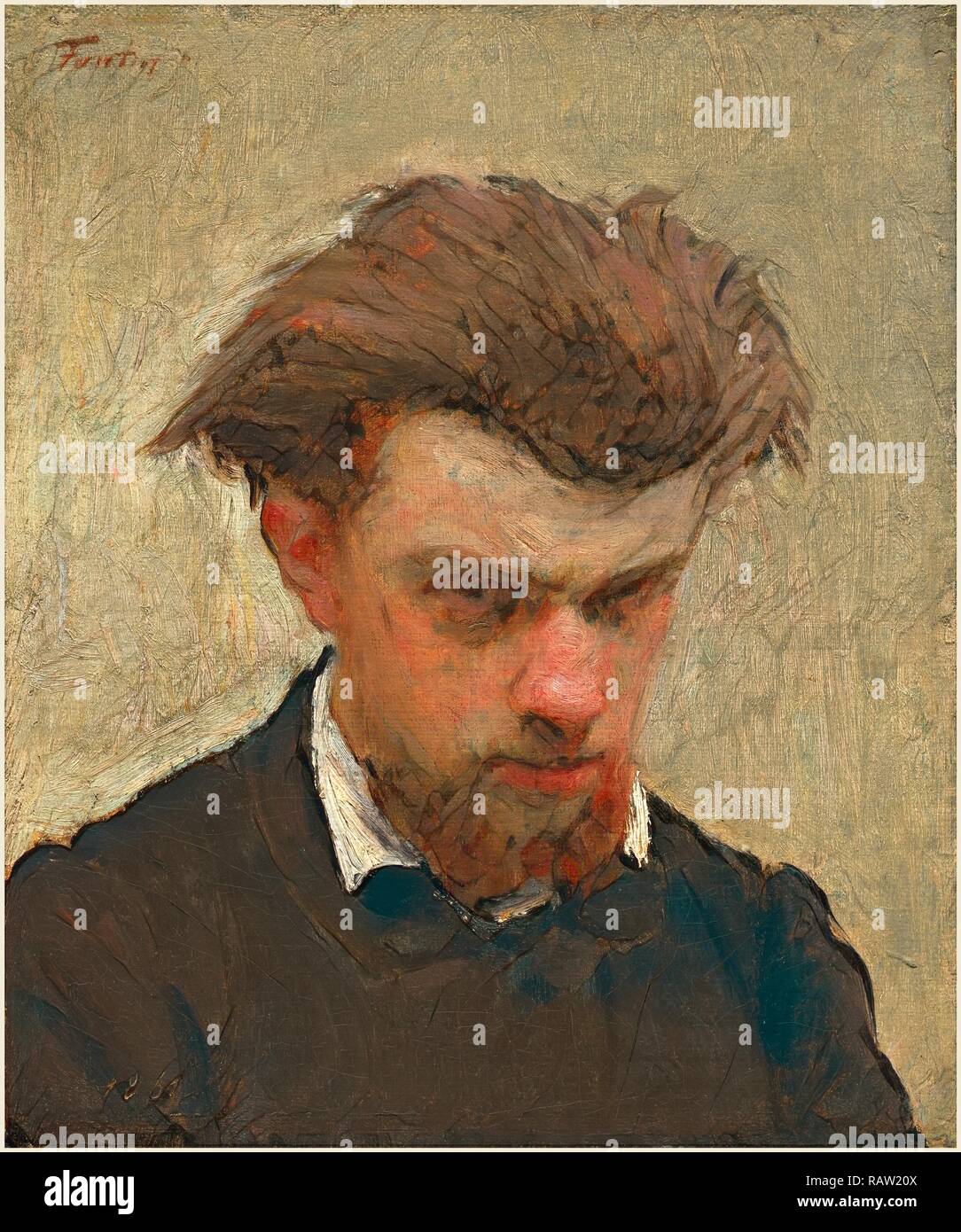 Henri Fantin-Latour, French (1836-1904), Self-Portrait, 1861, oil