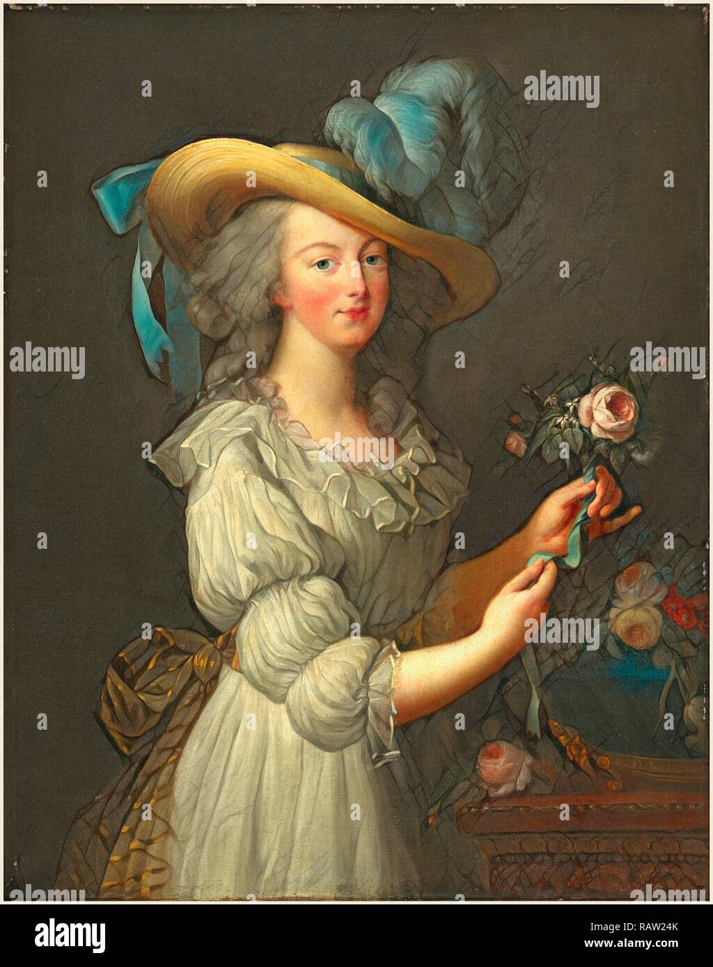 after Elisabeth-Louise Vigée Le Brun, Marie-Antoinette, after 1783, oil ...