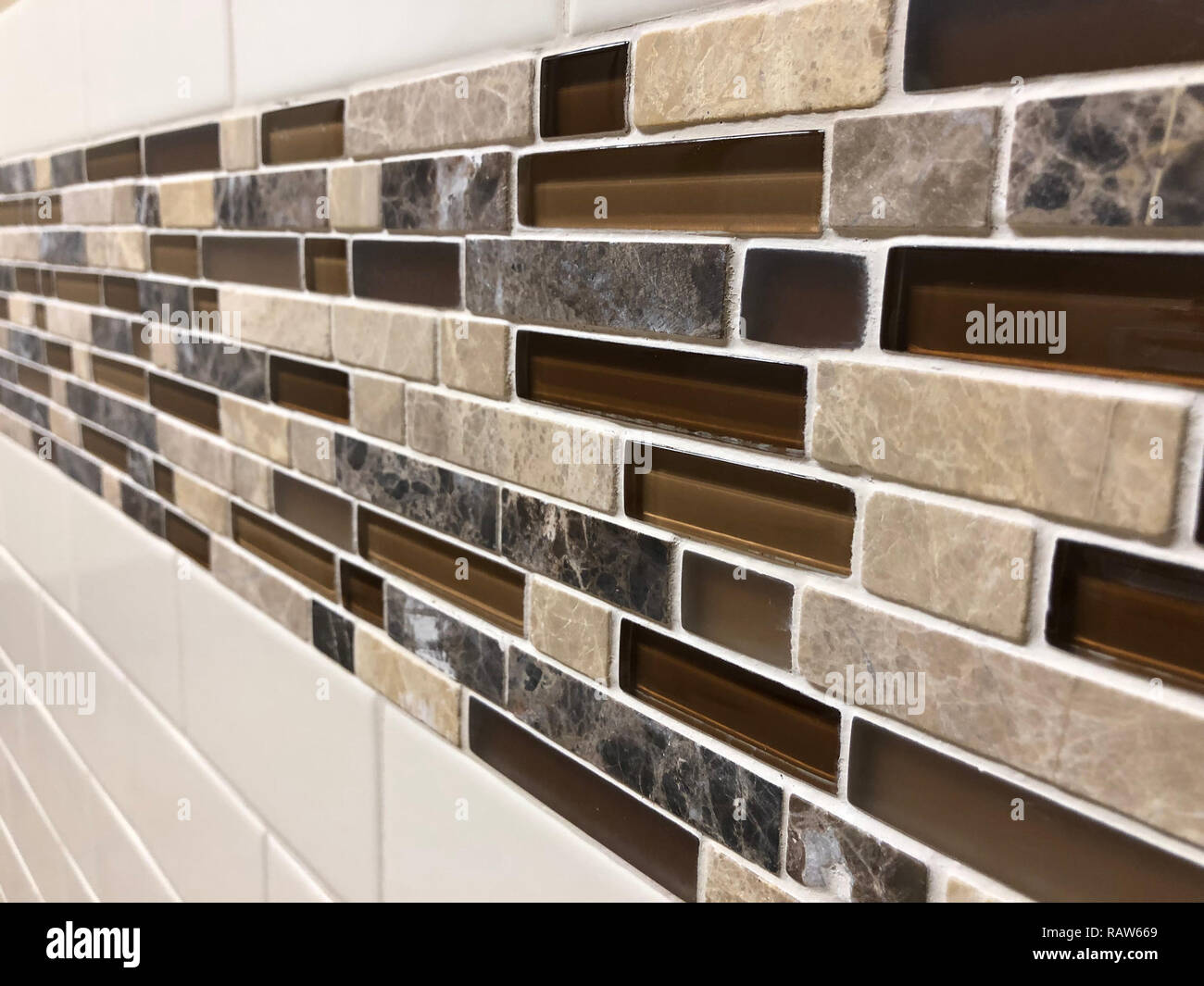 Modern glass tiles Stock Photo Alamy