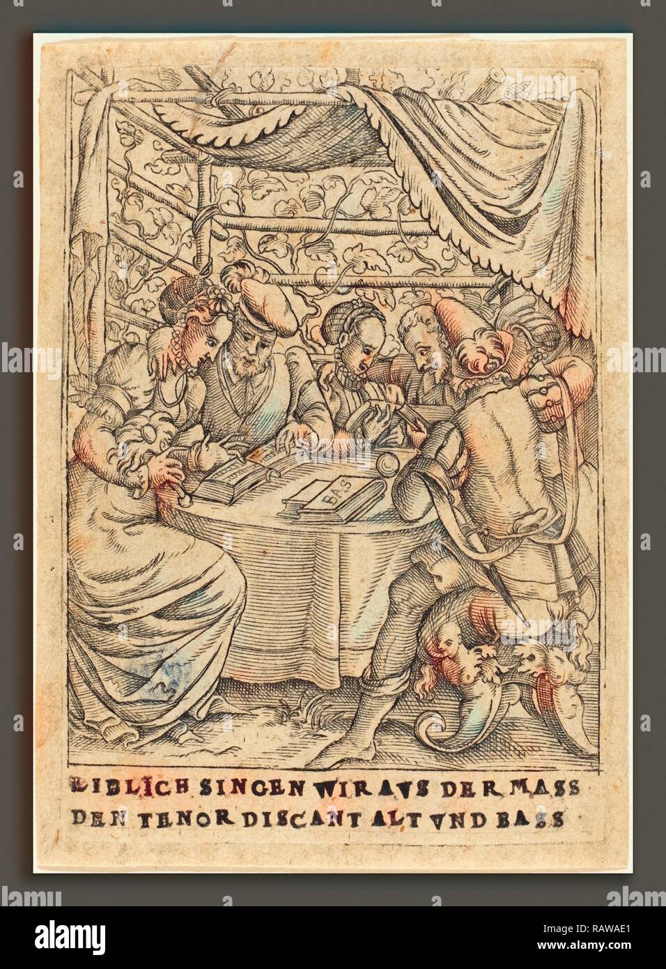 Discant German 16th Century, Liblich singen wir avs der Mass den Tenor discant ...