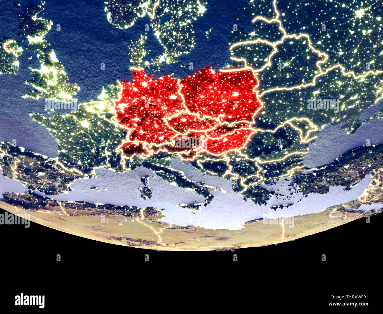 night satellite view of earth night satellite view of earth