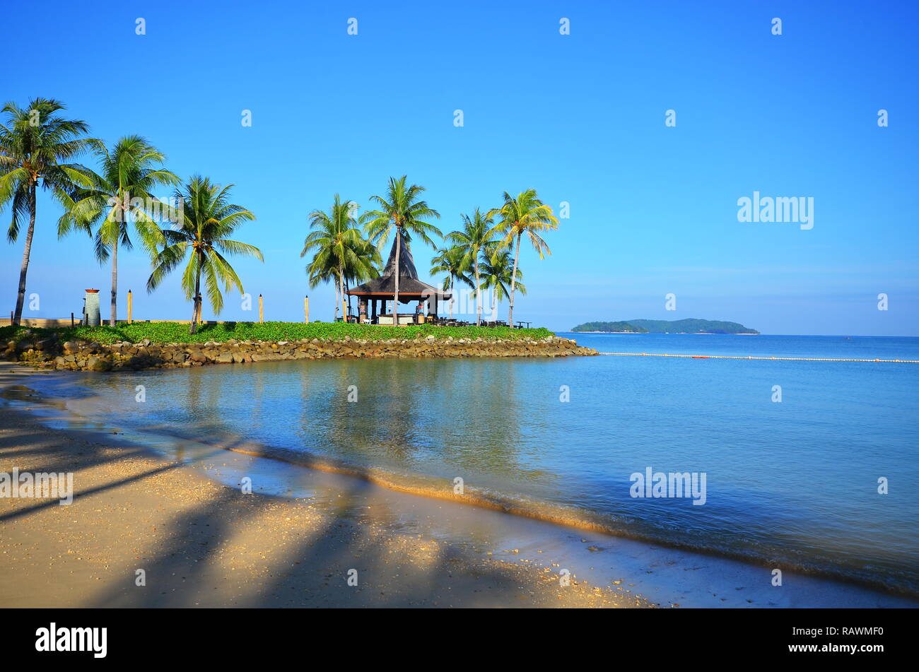 Landscape of Kota Kinabalu in malaysia Stock Photo - Alamy