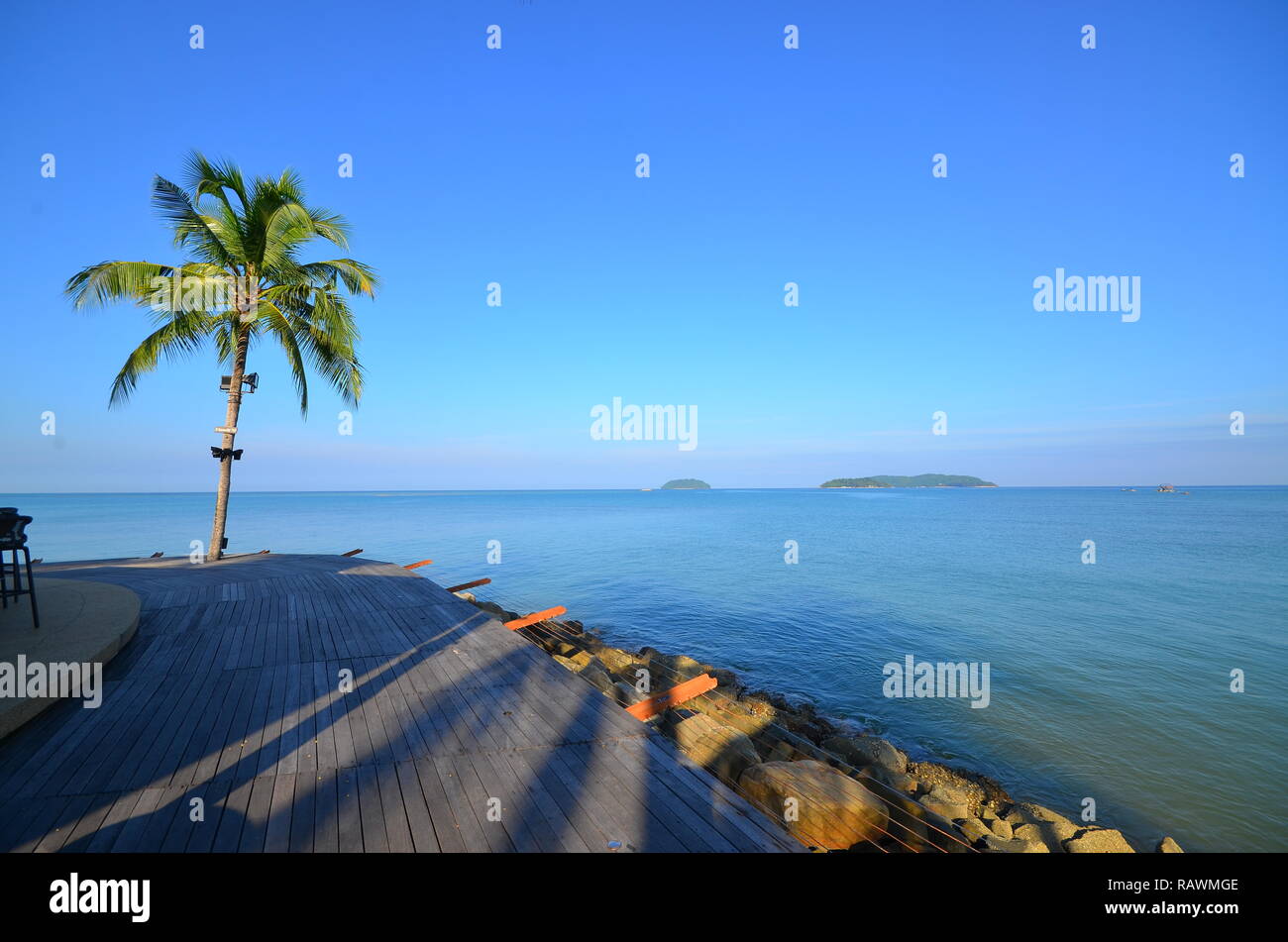 Landscape of Kota Kinabalu in malaysia Stock Photo - Alamy