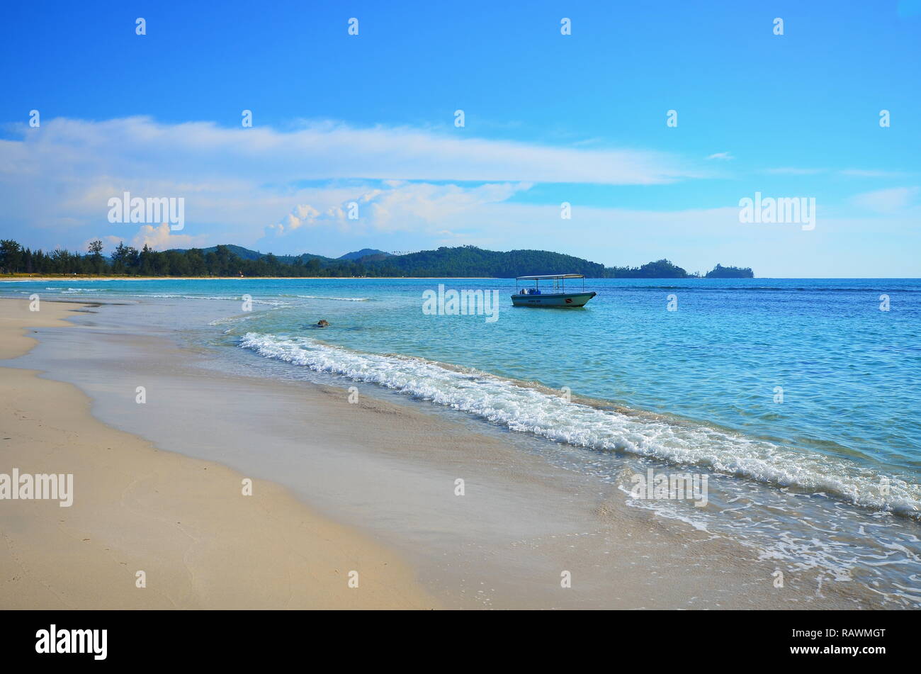 beach in kudat Sabah malaysia Stock Photo
