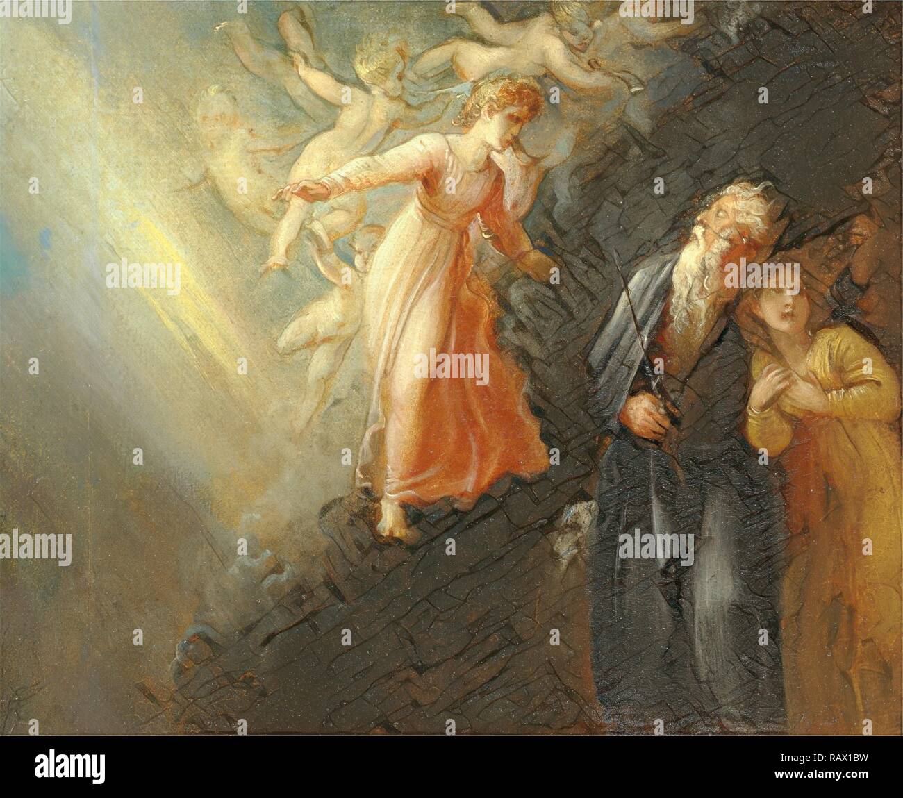 Prospero, Miranda and Ariel, from 'The Tempest,' Act I, scene ii