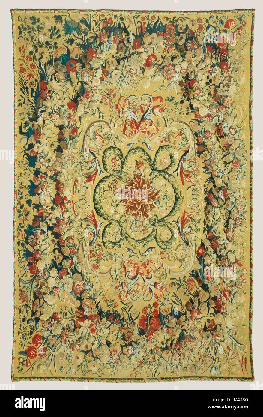 Carpet, Carpet made at the Beauvais Manufactory, French, founded 1664, Unknown, Beauvais, France, Europe, about 1690 reimagined Stock Photo