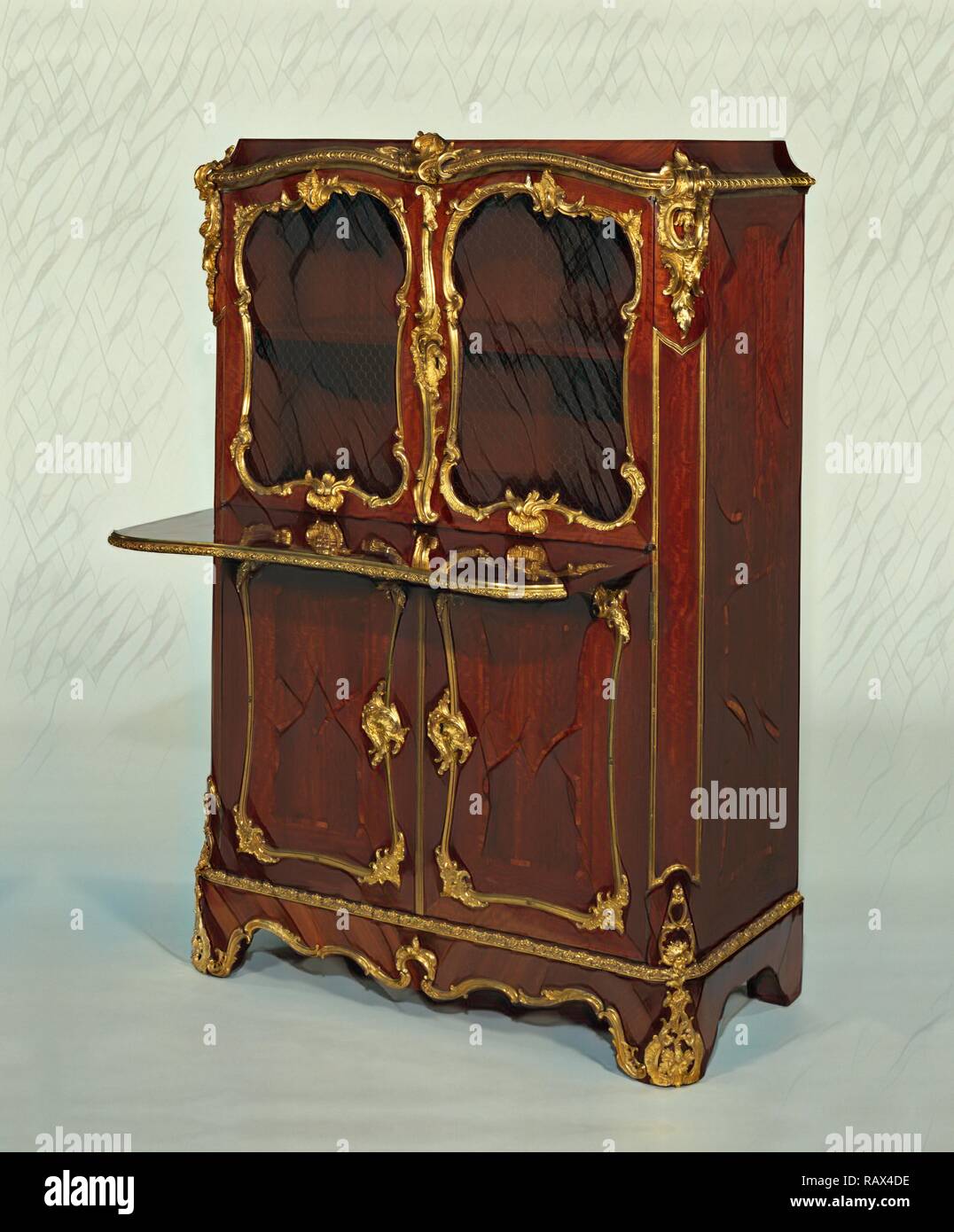 Pair of Cabinets, Bernard II van Risenburgh, French, after 1696 - about 1766, master before 1730, Paris, France reimagined Stock Photo