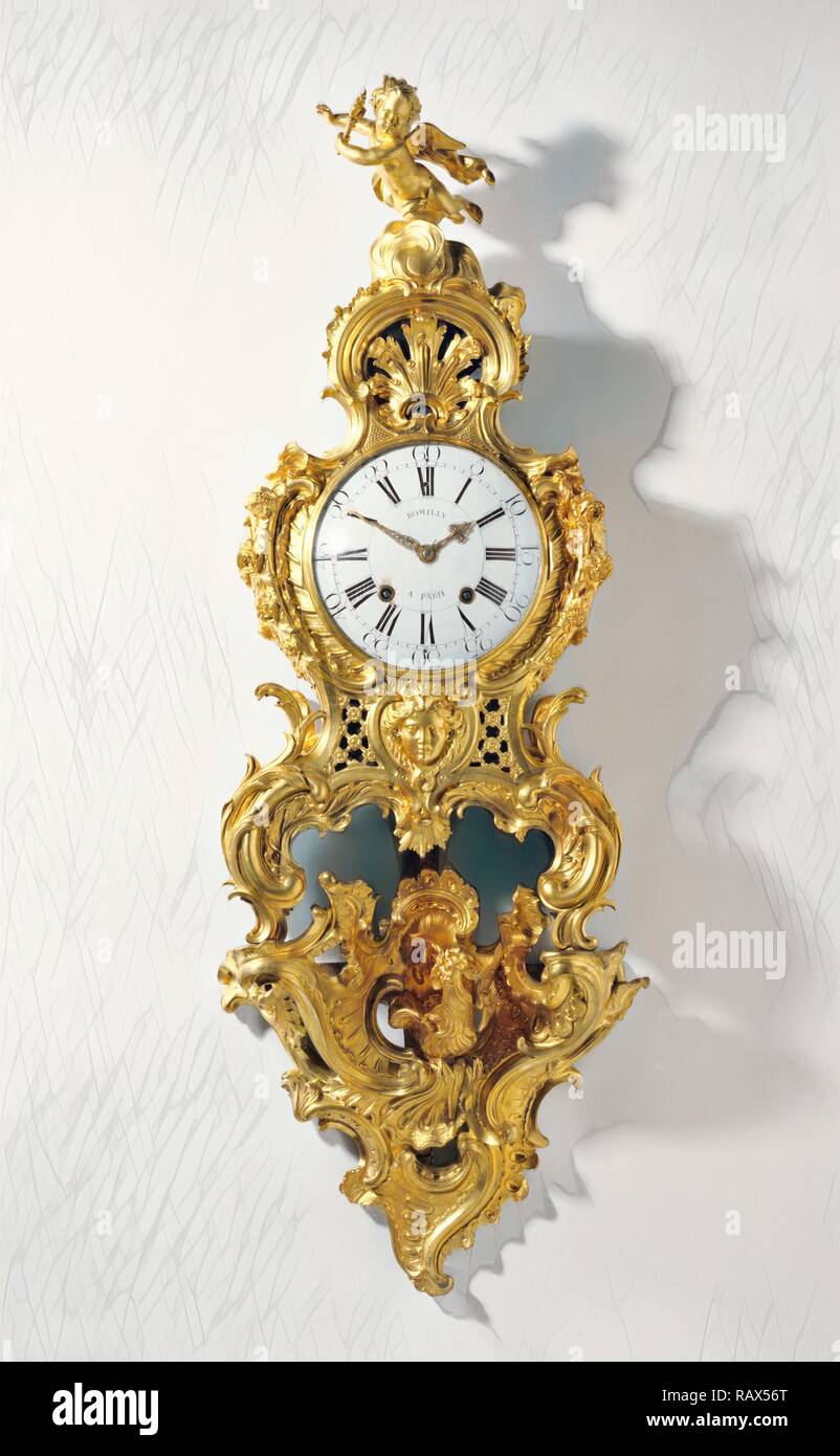 Clock on Bracket (Cartel sur une console), Clock movement by Jean Romilly, French, 1714 1796