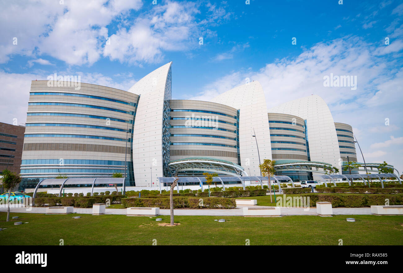 Sidra Hospital  in Doha, Qatar Stock Photo