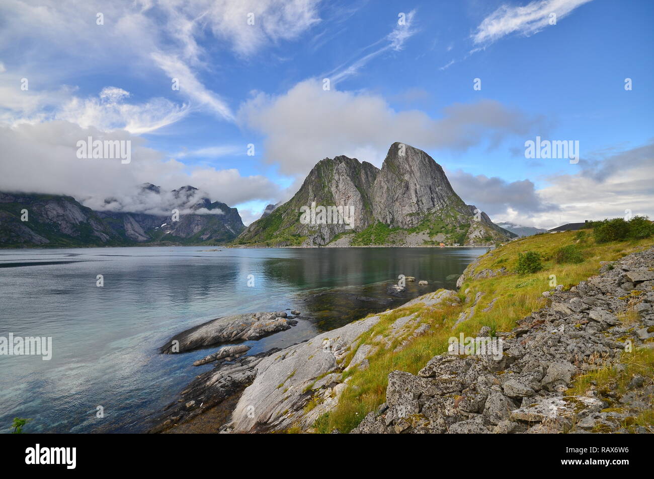 lofoten island in norway Stock Photo