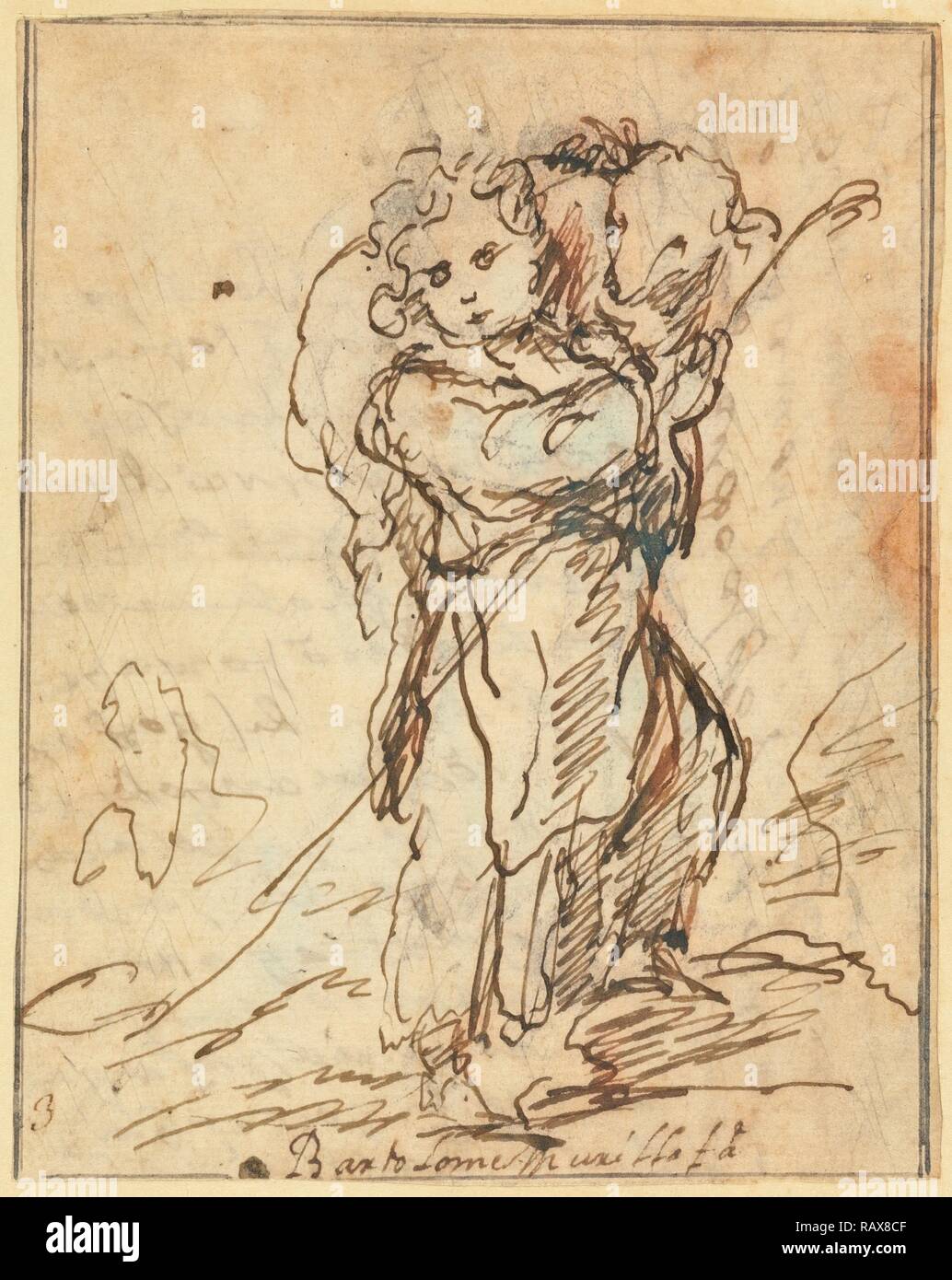 The Christ Child as the Good Shepherd, Bartolomé Esteban Murillo ...