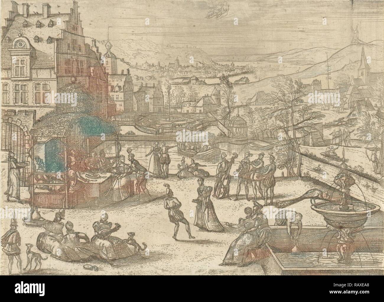 May, Pieter van der Borcht (I), 1545 1608. Reimagined by Gibon