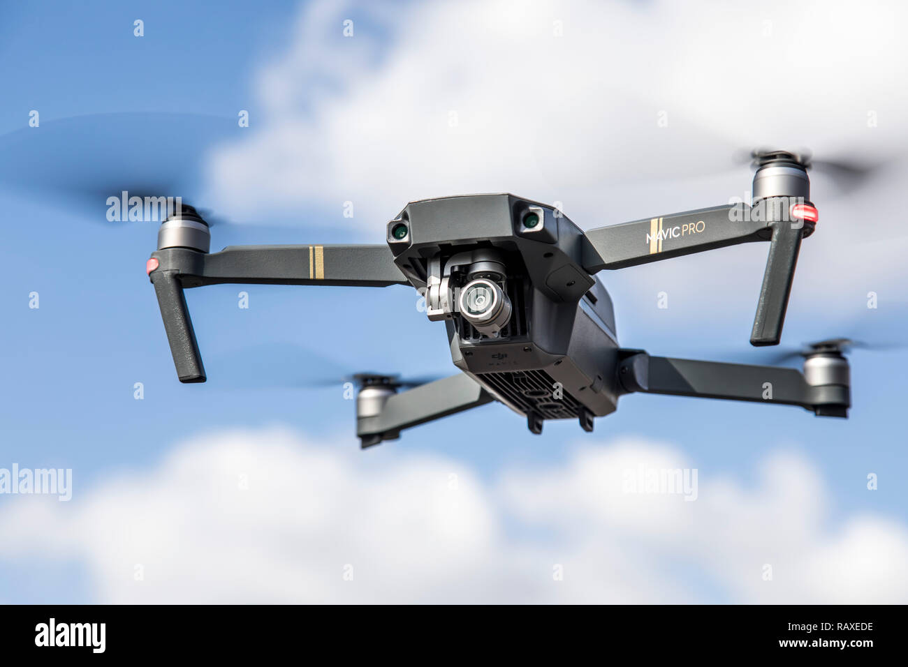 Drone, Multicopter, with Camera, Quadrocopter, Model DJI Mavic Pro