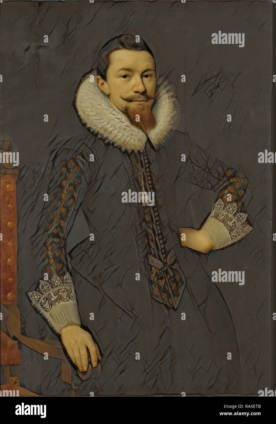 Portrait of Pieter Boudaen Courten, Salomon Mesdach, 1619. Reimagined by  Gibon. Classic art with a modern twist reimagined Stock Photo - Alamy