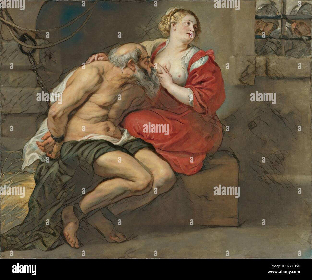Cimon And Pero Roman Charity Peter Paul Rubens 1630 1640 Reimagined By Gibon Classic Art With A Modern Twist Reimagined Stock Photo Alamy