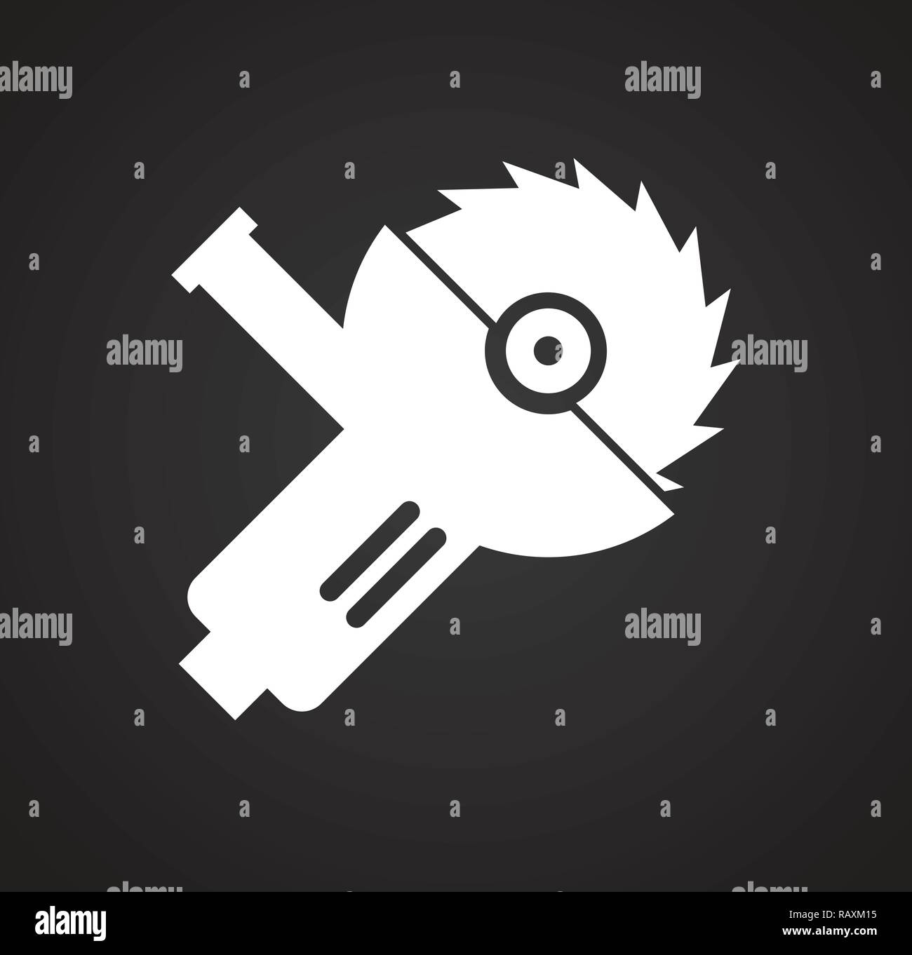 Tool icon on black background for graphic and web design, Modern simple ...