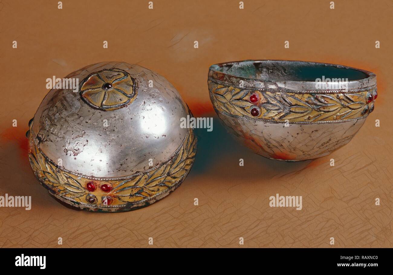 Silver gilt bowl, Parthian, Parthian