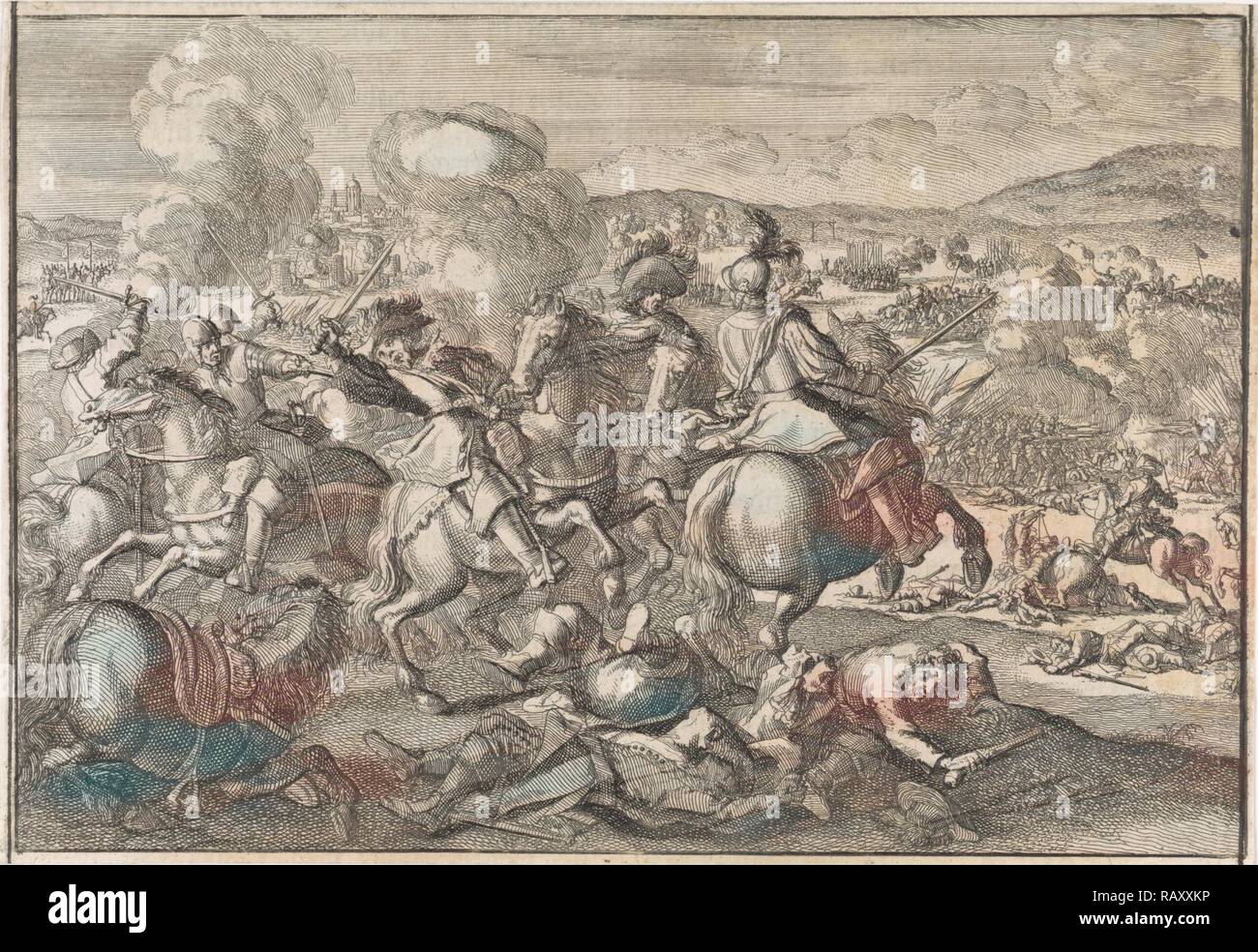 Death of King Gustavus Adolphus of Sweden at the Battle of Lutzen