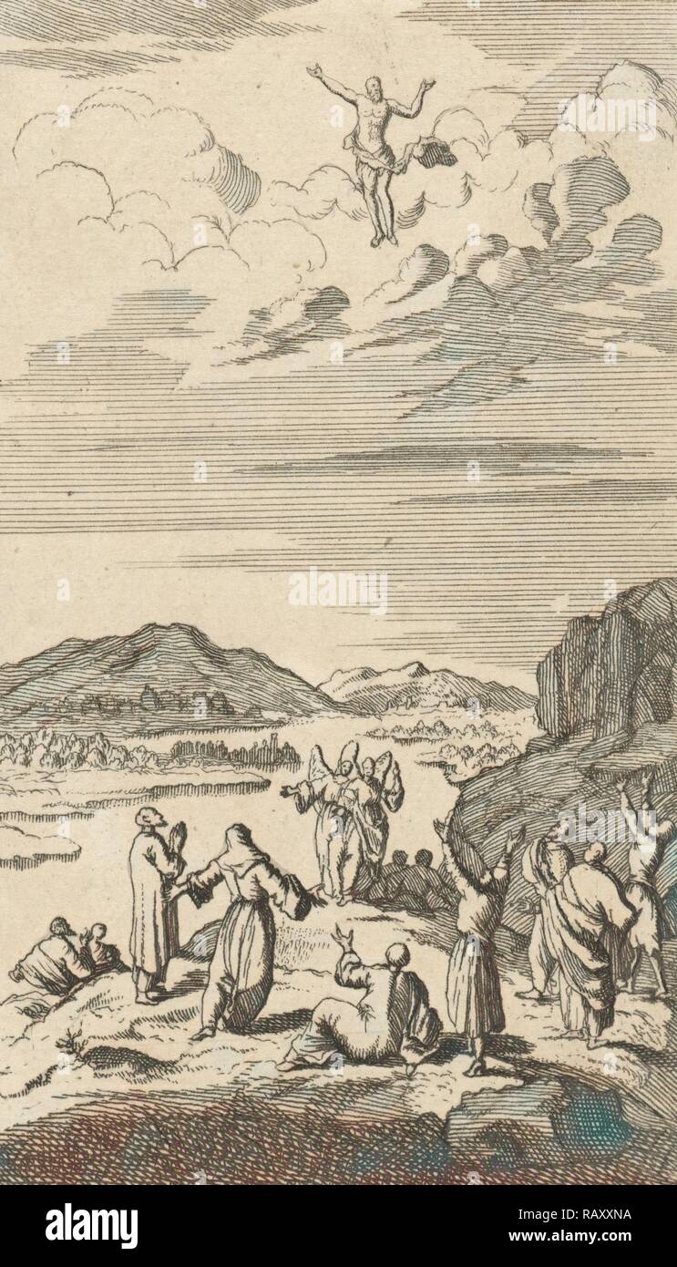 Ascension of Christ, Anonymous, 1720. Reimagined by Gibon. Classic art ...