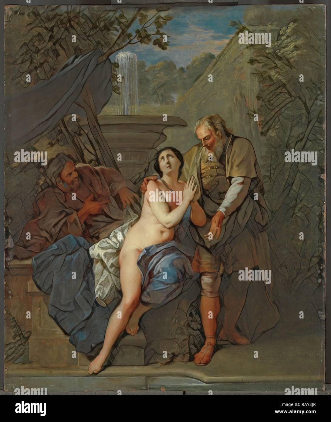 Susanna And The Elders Nicolas Bertin 1690 1710 Reimagined By Gibon Classic Art With A Modern Twist Reimagined Stock Photo Alamy