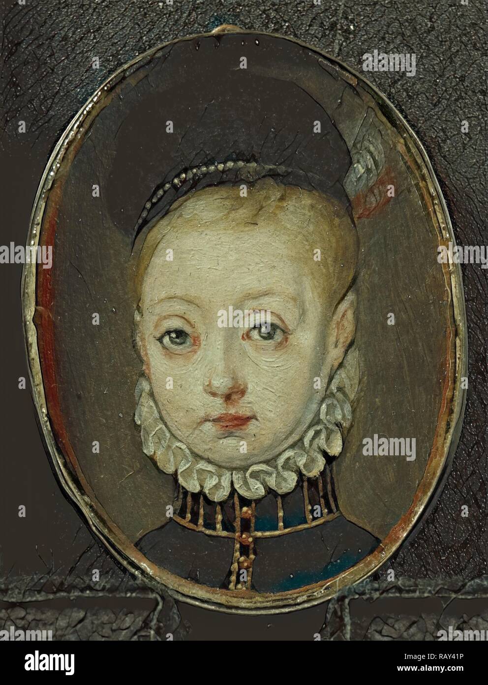 Jacobus I, 1556-1625, the future King of England, as a child, attributed to Arnold van Bronckorst, 1574 - 1598 reimagined Stock Photo