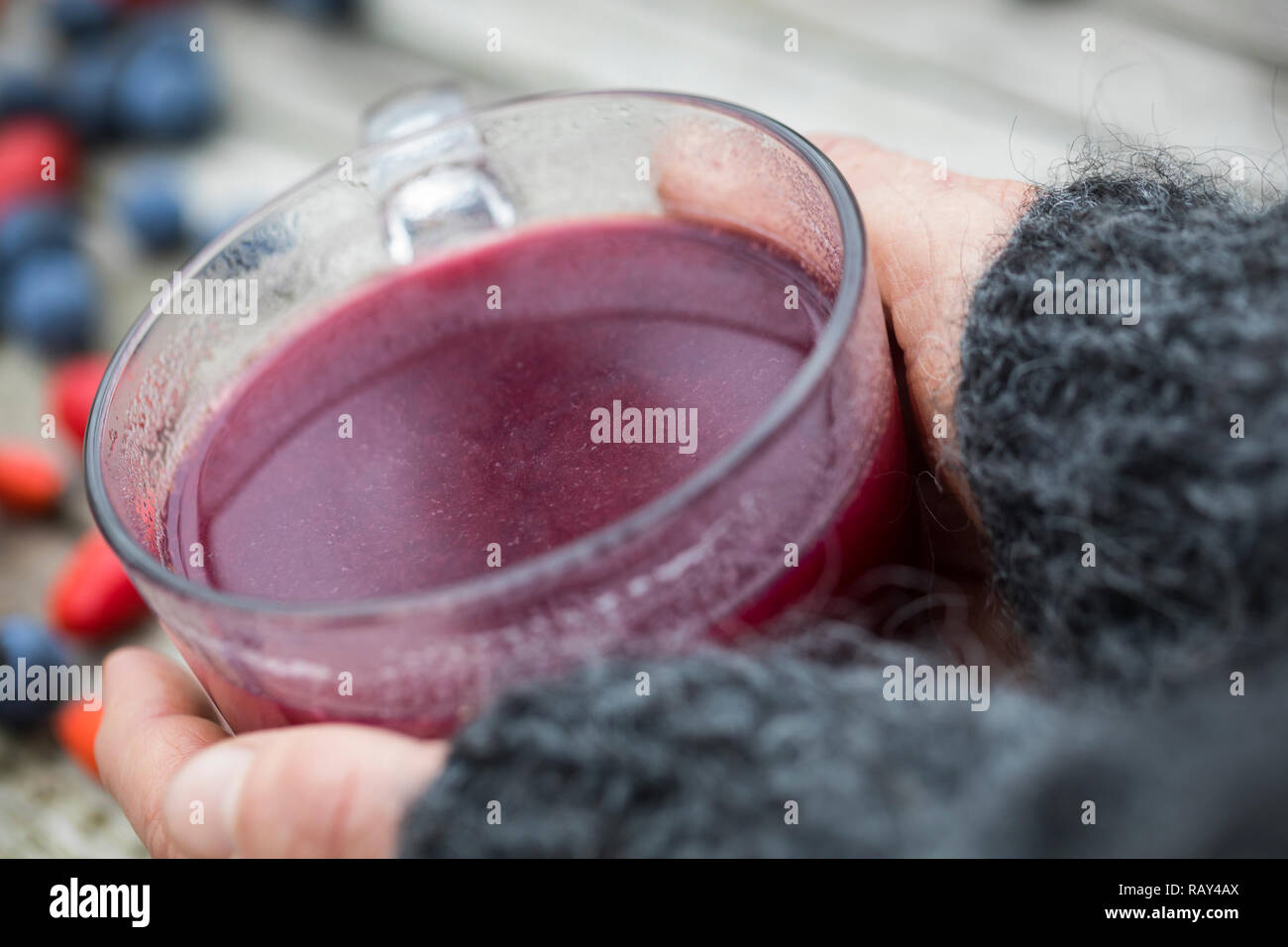 Schlehen-Hagebutten-Punsch, Punsch, Schlehenpunsch, glogg, punch ...