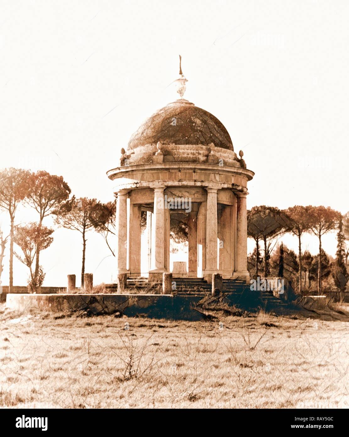 Campania Caserta Carditello Plazzo Reale, Italy, 20th century, photo, photography, Europe. Reimagined Stock Photo