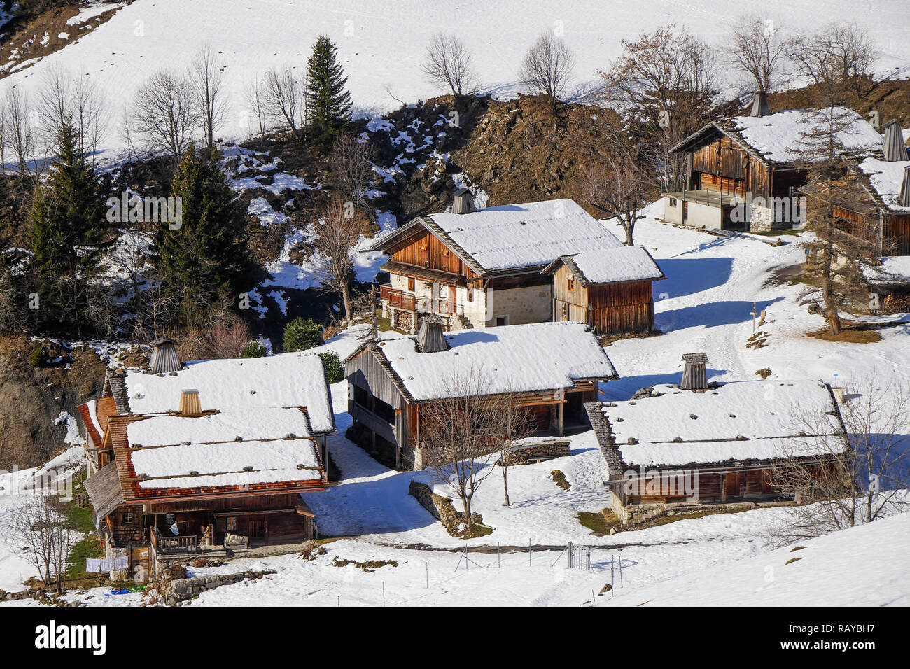 Chalets De Montagne Stock Photos Chalets De Montagne Stock