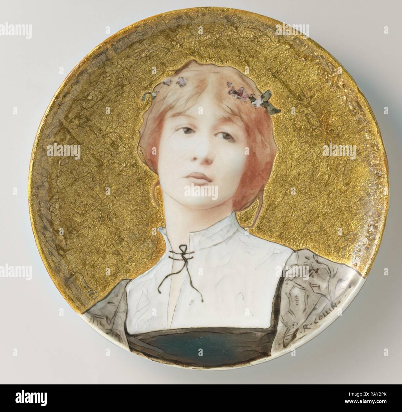 Decorative plate, Théodore Deck, Raphaël Collin, c. 1878 c. 1885