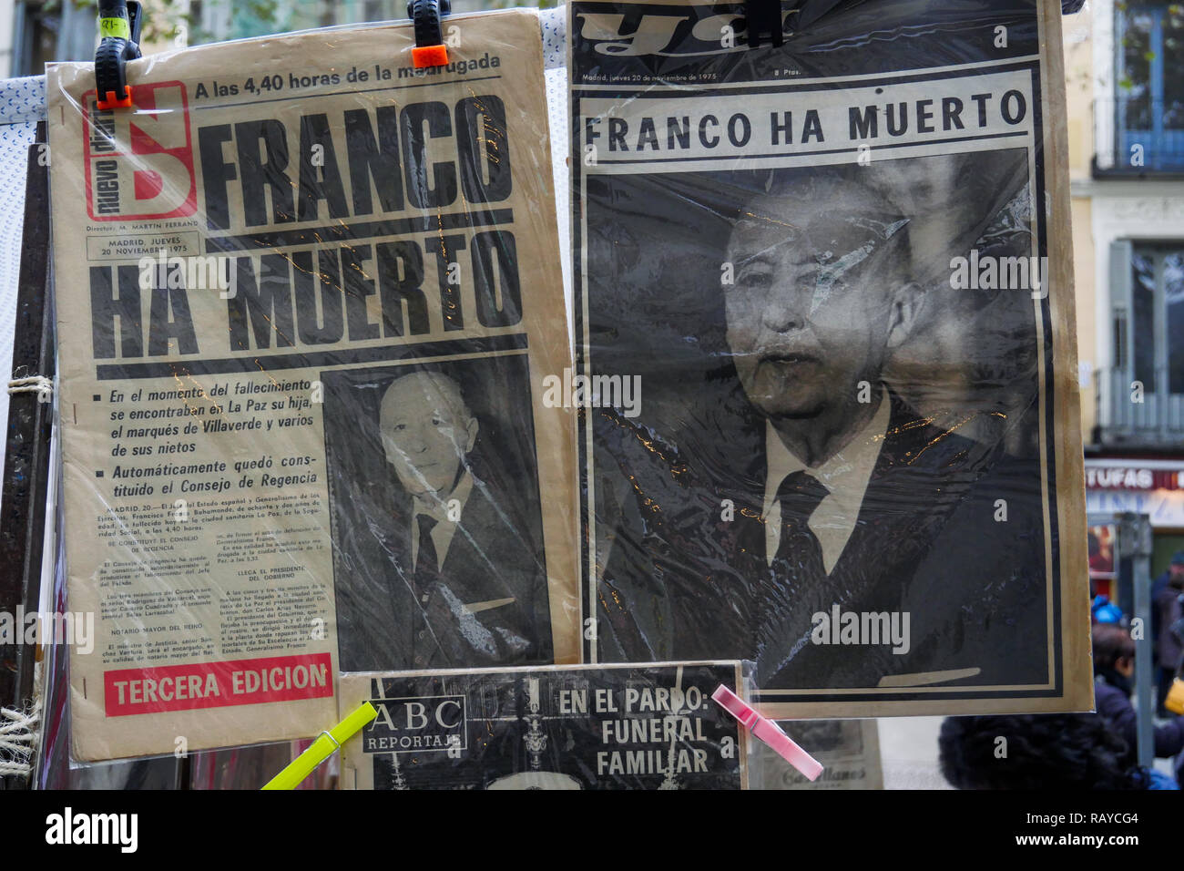 El Rastro open air market, Madrid, Spain Stock Photo Alamy