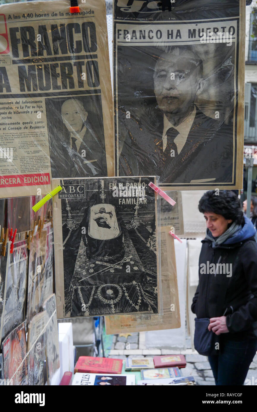El Rastro open air market, Madrid, Spain Stock Photo Alamy