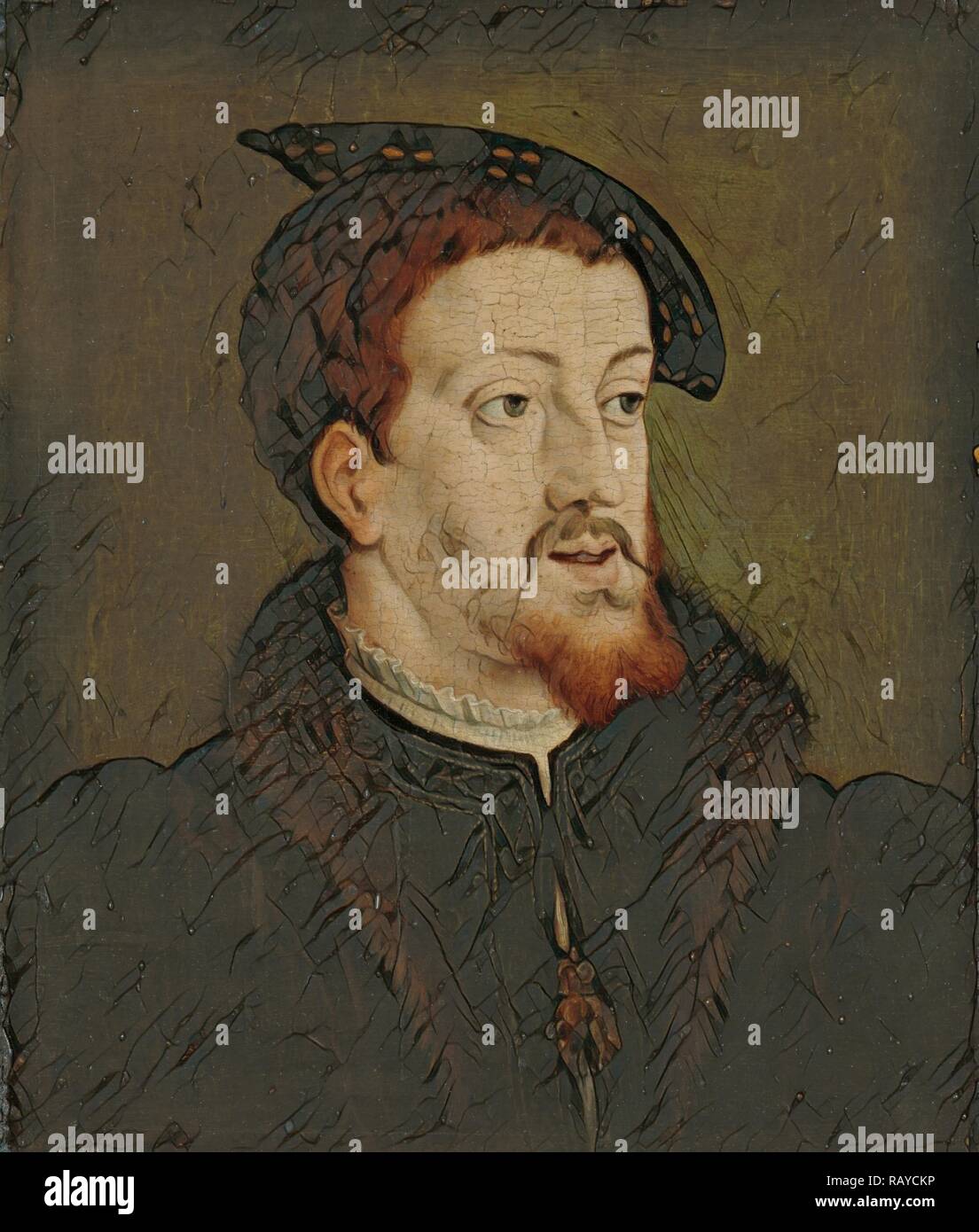 Portrait of Charles V, Holy Roman Emperor, manner of Jan Cornelisz ...