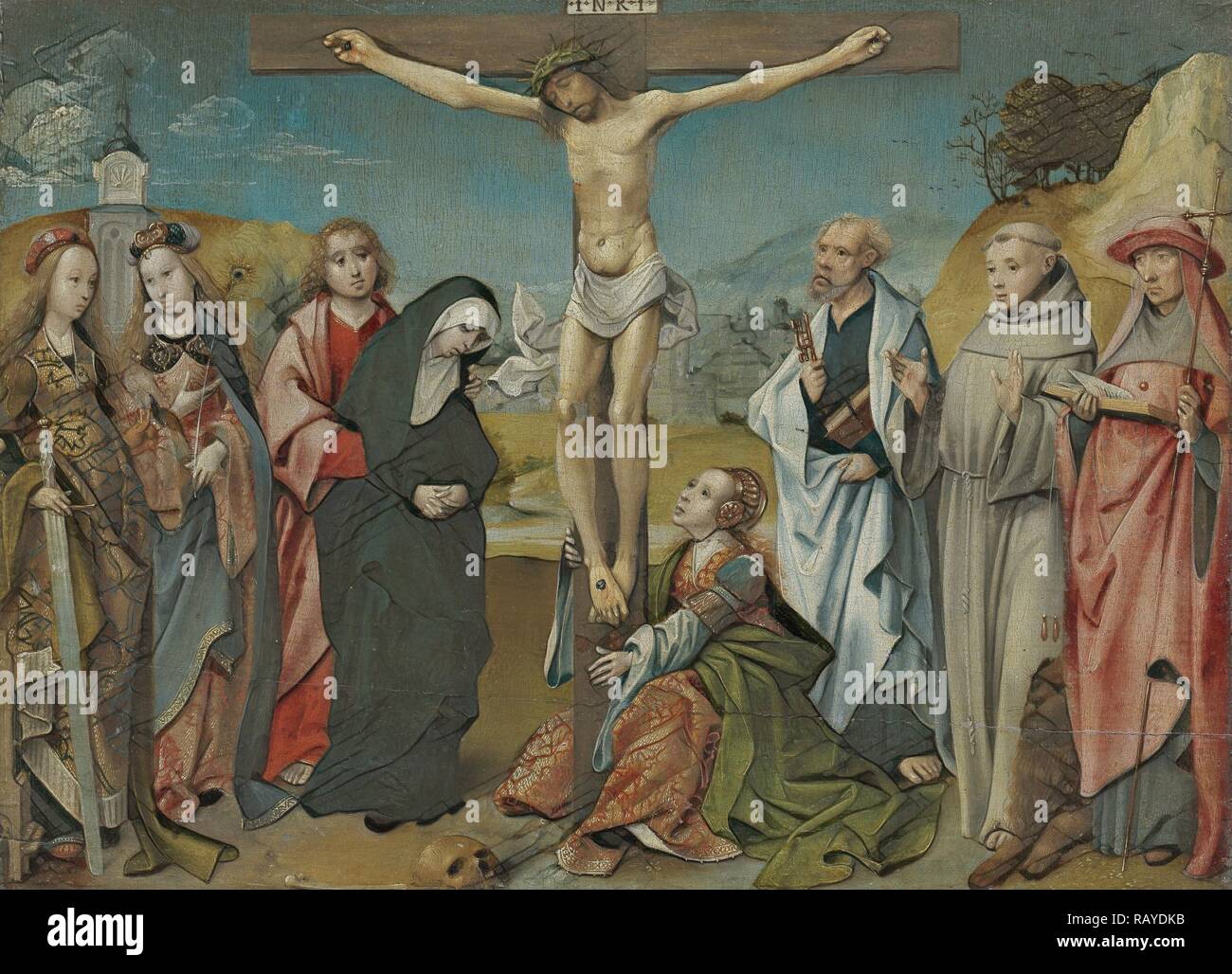 Christ on the Cross with the Virgin, Saint John, Mary Magdalene and ...